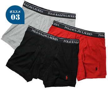 �ݥ����ե������ ��CLASSIC FIT COTTON - 3 BOXER BRIEFS �ʥ֥�å�/��å�/����ɡ��С��إ�����