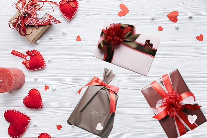 バレンタイン限定ギフトラッピング